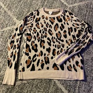 A New Day Leopard Women Sweater